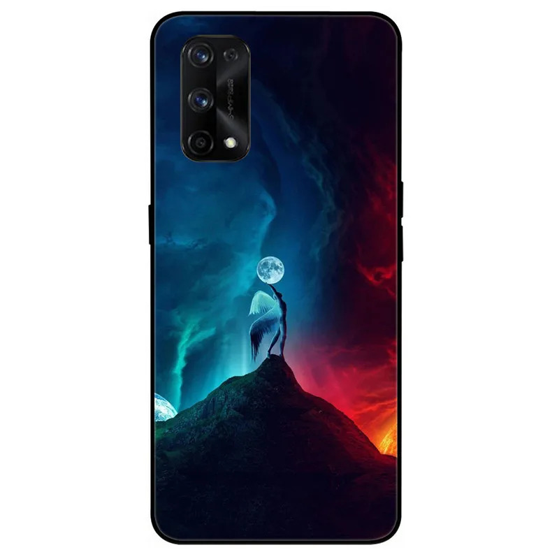 for realme 7 5g case rmx2111 silicone tpu soft phone cover for oppo realme 7 5g cases fundas realme7 5g cute painted coque shell free global shipping