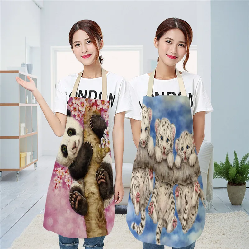 Женский фартук из хлопка и льна без рукавов | Дом сад