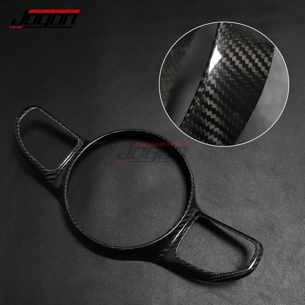 

Real Carbon Fiber For Mercedes Benz C CLA Class C118 CLA180 CLA200 A35 A45 2020 2021 Car Steering Wheel Button Frame Cover Trim