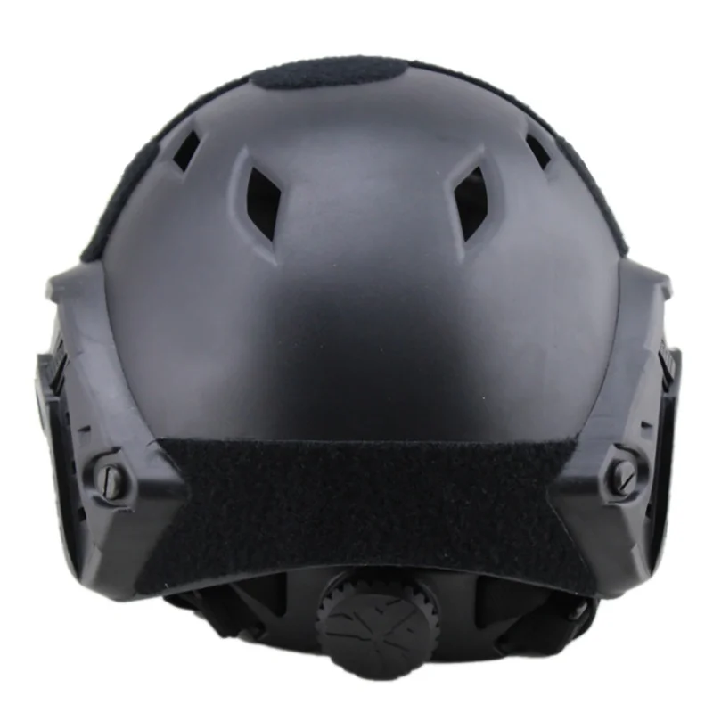 

Outdoor Sports Helmet Men Women ABS Plastic Half-covered Adjustable Shock Resistance With Rail Mount Adapter Clip EPP Pads