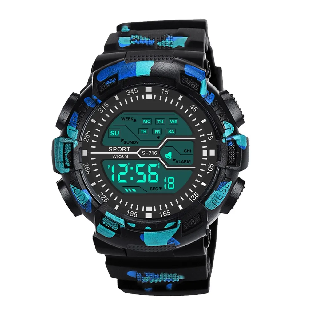 

Men Digital Electronic Watch Sport Watch Fashion Led Watch Date Men's Outdoor Sports Waterproof Watch Relogio Masculino Digital