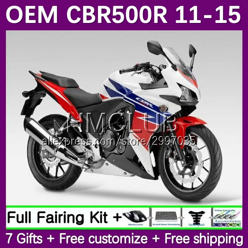 

Injection For HONDA CBR500 CBR 500R 500 R RR glossy white 31No.17 CBR500R 2011 2012 2013 2014 2015 500CC 11 12 13 14 15 Fairing