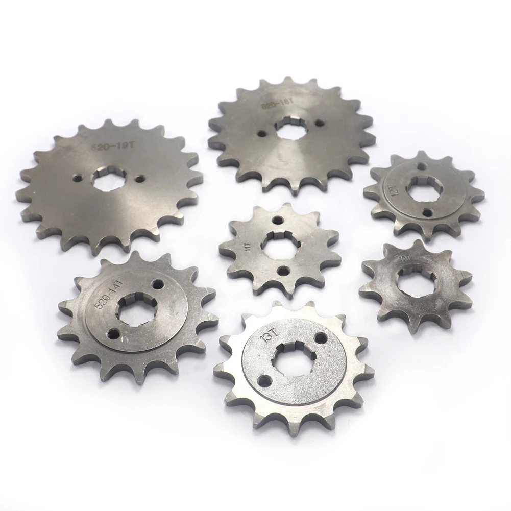 

Звездочка переднего двигателя для Honda Lifan ZongShen YCF ATV Quad Dirt Pit Bike, 520 #20 мм 10T 11T 12T 13T 14T 15T 16T 17T 18T 19T 20T