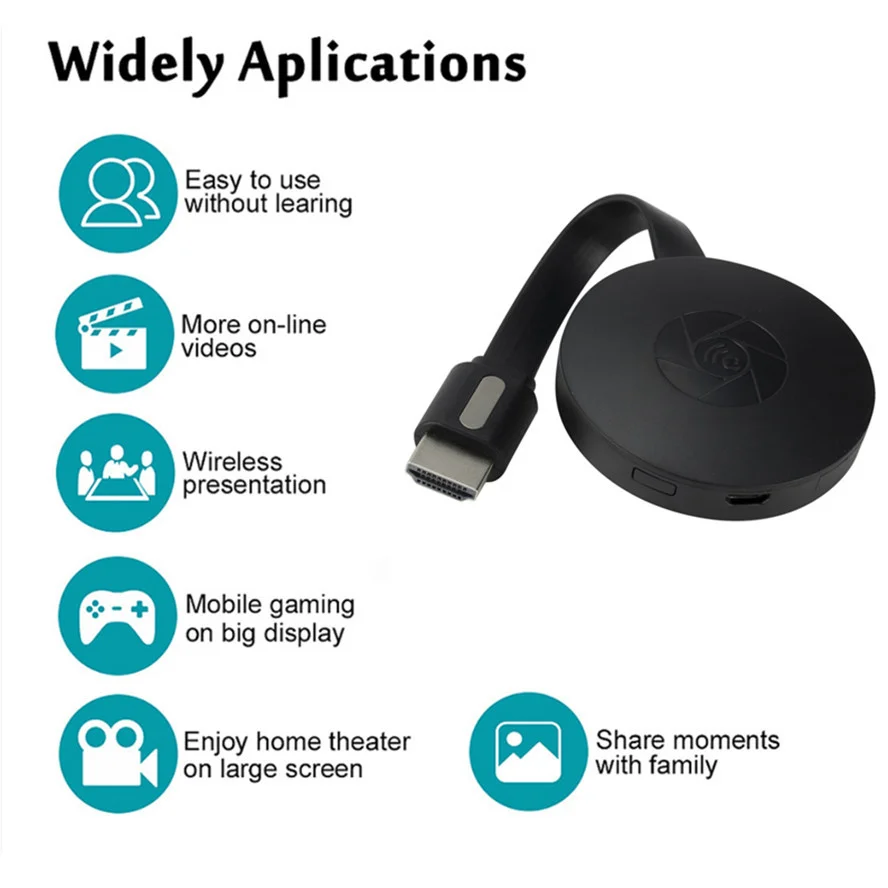 HD WiFi беспроводной модем TV Stick HDMI-совместимый 1080P Miracast DLNA Cast Дисплей приемник для