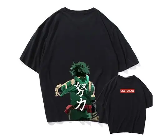 Футболка мужская для аниме My Hero academic bakugou костюм кацуки для косплея Boku No Hero Academy футболки с коротким рукавом
