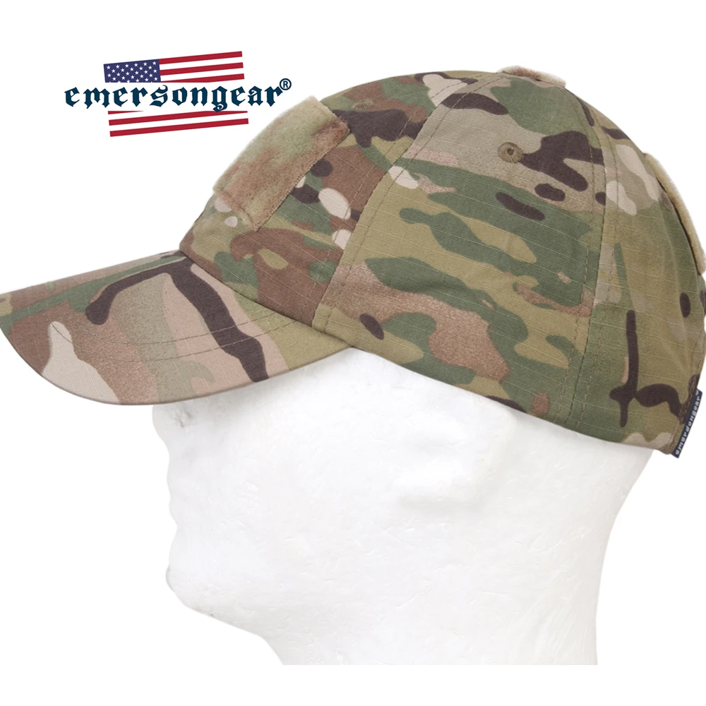 Emersongear Tactical Baseball Cap Headwear Hat Outdoor Sun Protective Multicam Camo Fishing Hunting Airsoft Cycling Sports Nylon