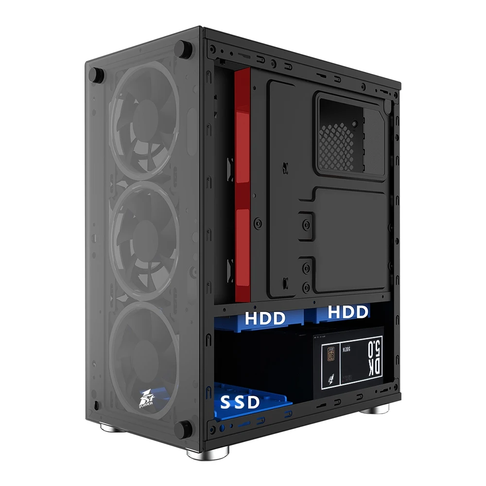 Корпус 1stPlayer FireBase X2 X2-4R1 182003 Mini - Tower