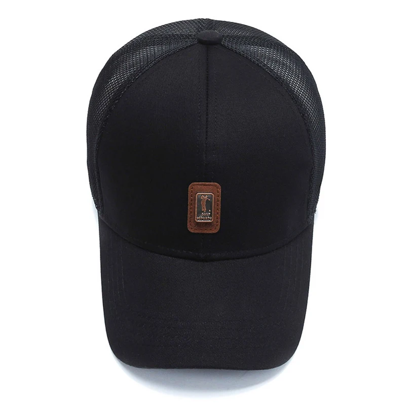 Новинка мужская летняя кепка для папы бейсболка сетчатая Кепка гольфа от солнца