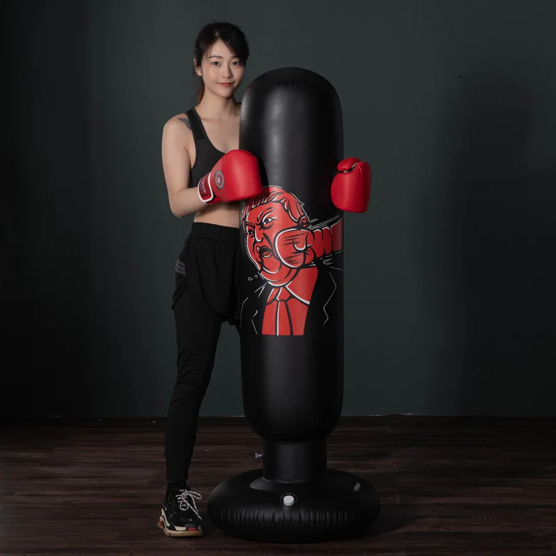 Надувной боксерский мешок для тренировок ММА взрослой дыропробивной тхэквондо