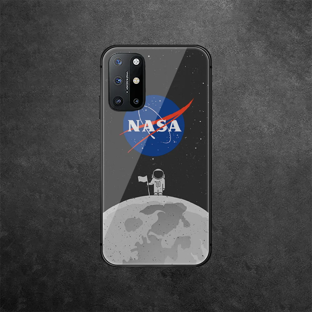 

Nasas Space Astronaut Tempered Glass Phone Case Cover For Oneplus Oppo Realme A53 Find X 2 3 5 6 7 8 9 T Pro Nord Gt Neo Coque