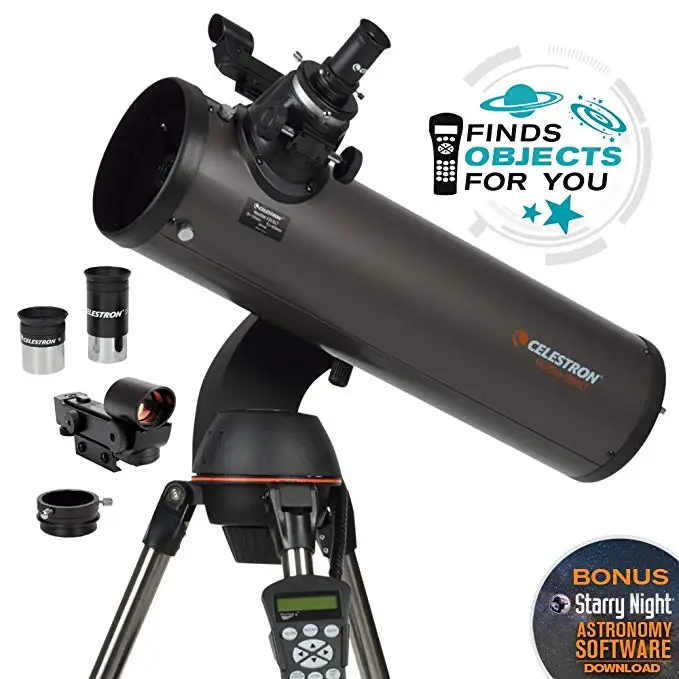 Celestron NexStar 130SLT Компьютеризированный телескоп компактный и портативный Newtonian