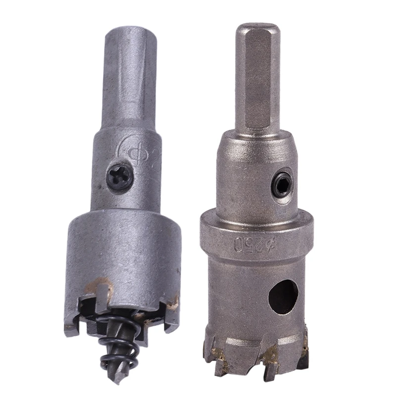 

HLZS-Drill Bit Hole Saw Core Drill Hole Drill Drilling 21mm & Carbide Tip Metal Cutter Stainless Steel HSS Drill Bit 25mm