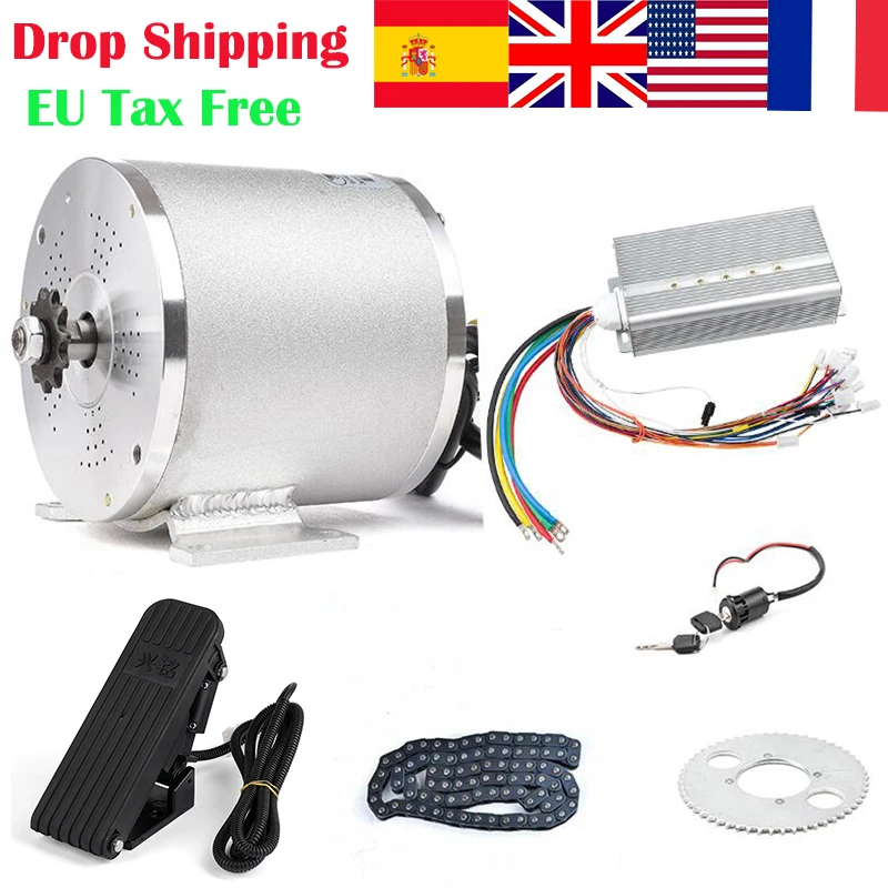 72V 3000W 50A bicicleta electrica plegable мотор для центрального движения колеса для скутера мотор для электрического велосипеда, фара для электровелосипеда в E-двигатель автомобиля часть мотоцикла
