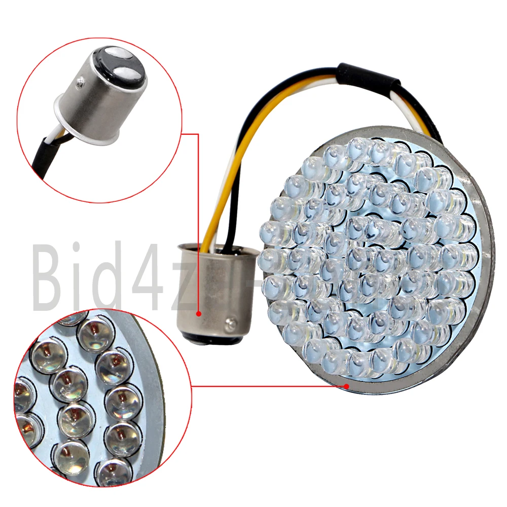 2 &quotдвойной Цвет желтый/красный светодиодный поворотник Кластерные лампы