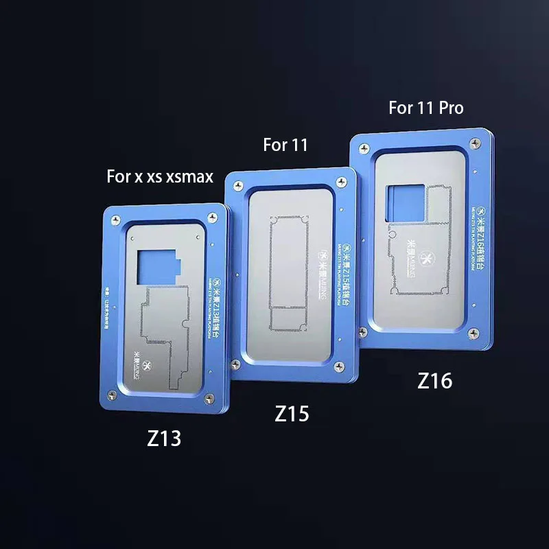 MJ Z13 Z15 Z16 держатель материнской платы с BGA трафаретом для iPhone X XS MAX 11 11PRO ремонтные