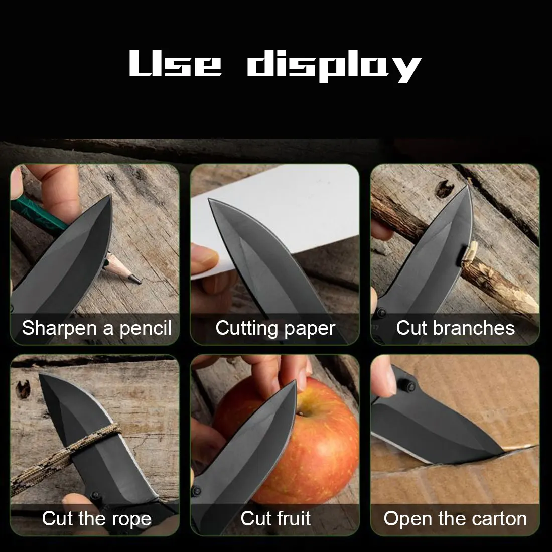 

57HRC Folding Knife Tactical Survival Knives Hunting Camping Blade Edc Multi High Hardness Military Survival Knife Pocket