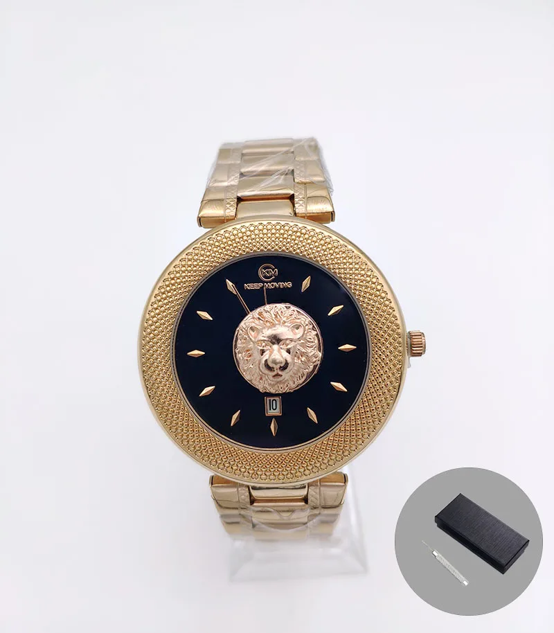 M Rose gold black Топ Роскошные повседневные модные брендовые мужские часы водонепроницаемые кварцевые мужские водонепроницаемые наручные часы из нержавеющей стали reloj hombre подарок - Цвет: M Rose gold black