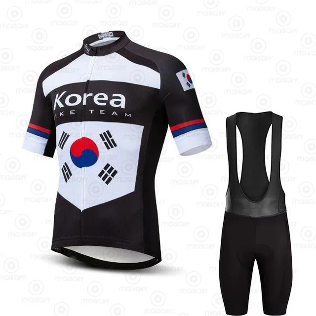 

Korea 2020 Malaysia Thailand Team Cycling Jersey Summer Short Sleeve Bicycle Clothing MTB Bike Jersey Racing Cycling Shirt