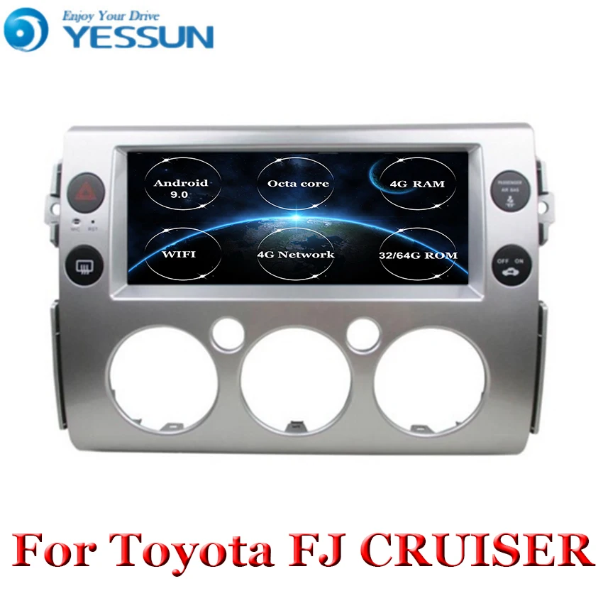 Сенсорный экран GPS головное устройство мультимедийный плеер для Toyota FJ CRUISER 2007 2008