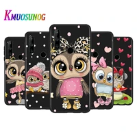 silicone cover lovely animal owl for huawei y9s y6s y8s y8p y9a y7a y7p y5p y7 y6 y5 pro prime 2019 2018 phone case
