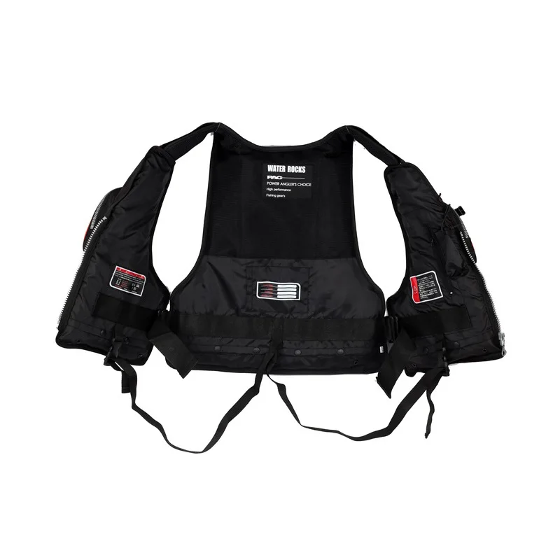Professional life vest fishing swimming safety jacket adult water sports rafting sailing buoyancy big pocket | Спорт и развлечения