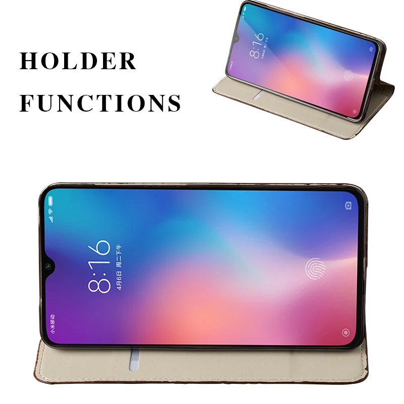 Чехол-книжка для Xiaomi Redmi Note 9S 9 8 8T 8A 7 7A 6 6A 5 5A 10X K30 Poco F1 X2 X3 F2 Pro кожаный | Мобильные