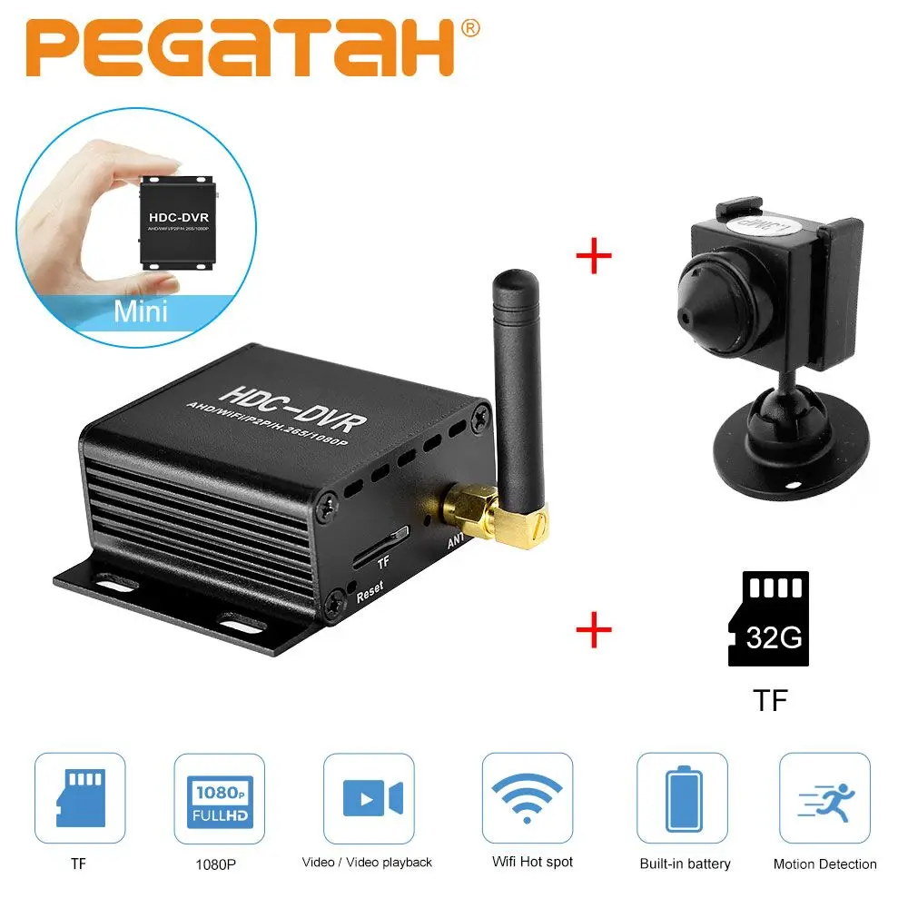 Экшн камера с Wi Fi подключением DVR Секьюрити Камера Kit видео Регистраторы в режиме