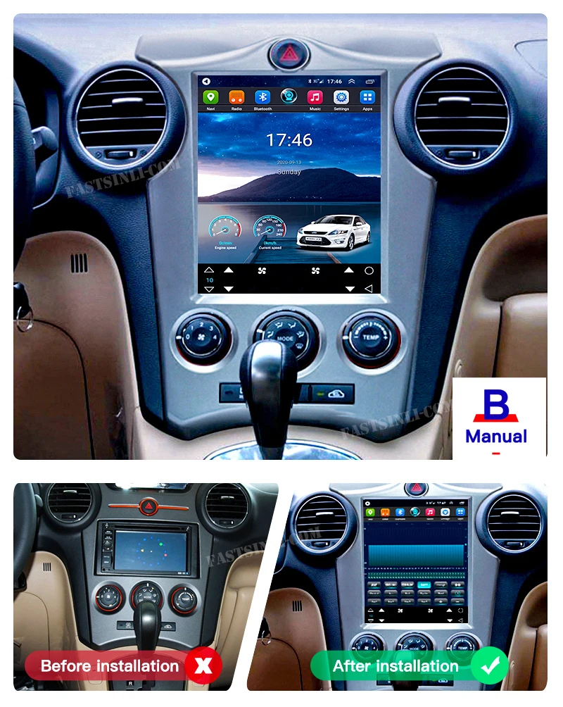 64 Гб CarPlay Android мультимедийный плеер для Kia Carens 2007 2011 GPS навигация вертикальный