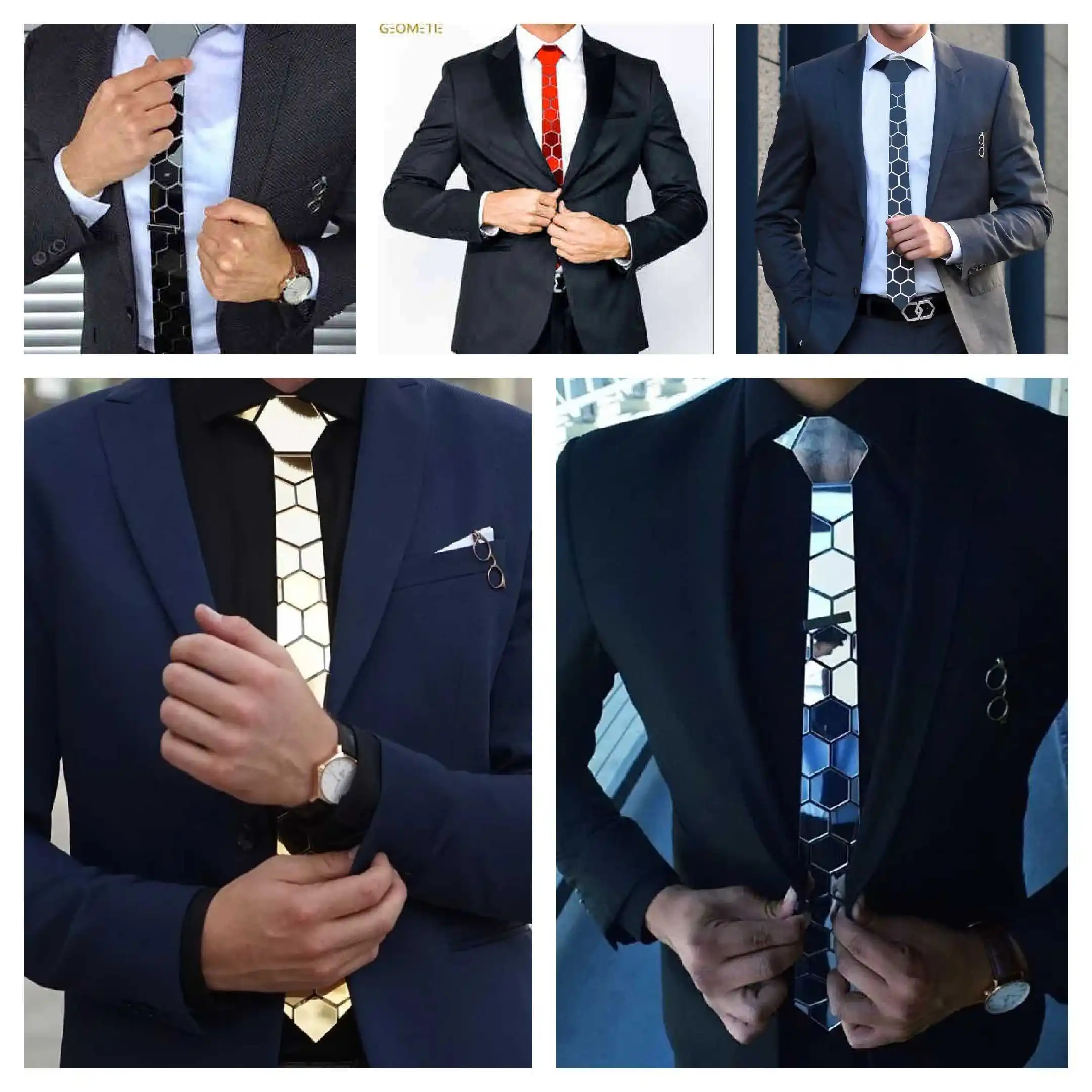 Классические матовые черные шестигранные Галстуки стильные мужские галстуки 20