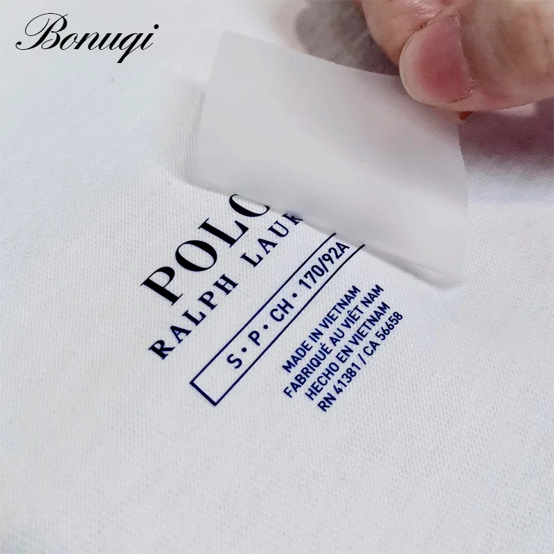 50 шт. пользовательское имя Размеры с фирменным логотипом персонализированные