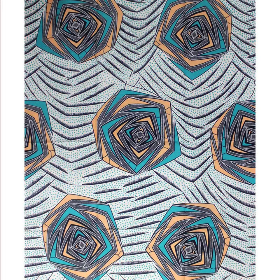 

6 Yards African Mitex Wax Print Ankara Fabrics Kitenge/Pagnes/Tissues Africain/ Lapa/Chitenge YSW-36