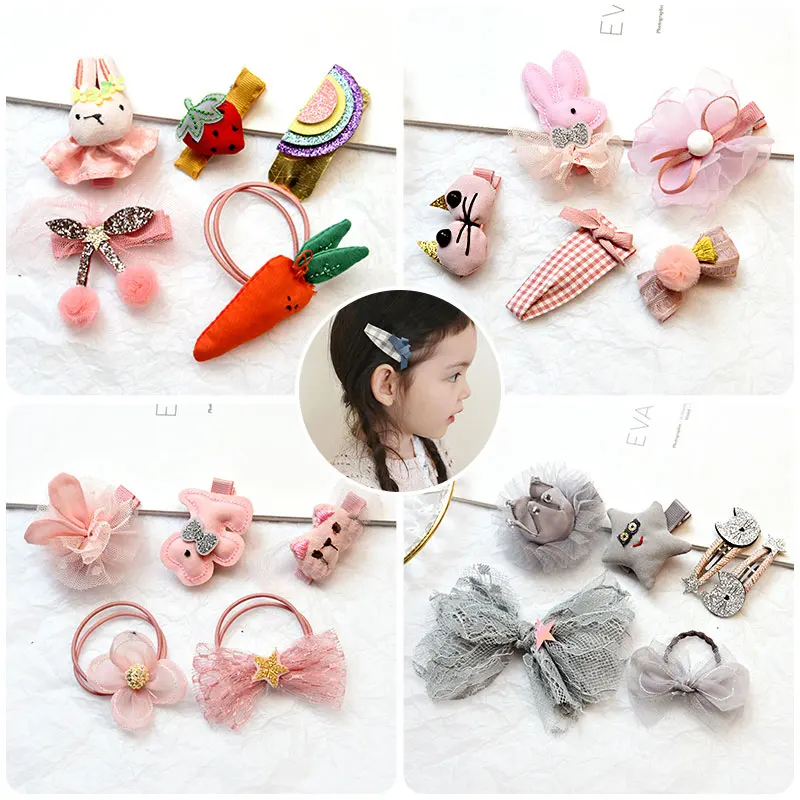 M MISM новые Мультяшные заколки с кроликом для детей милая повязка волос модные