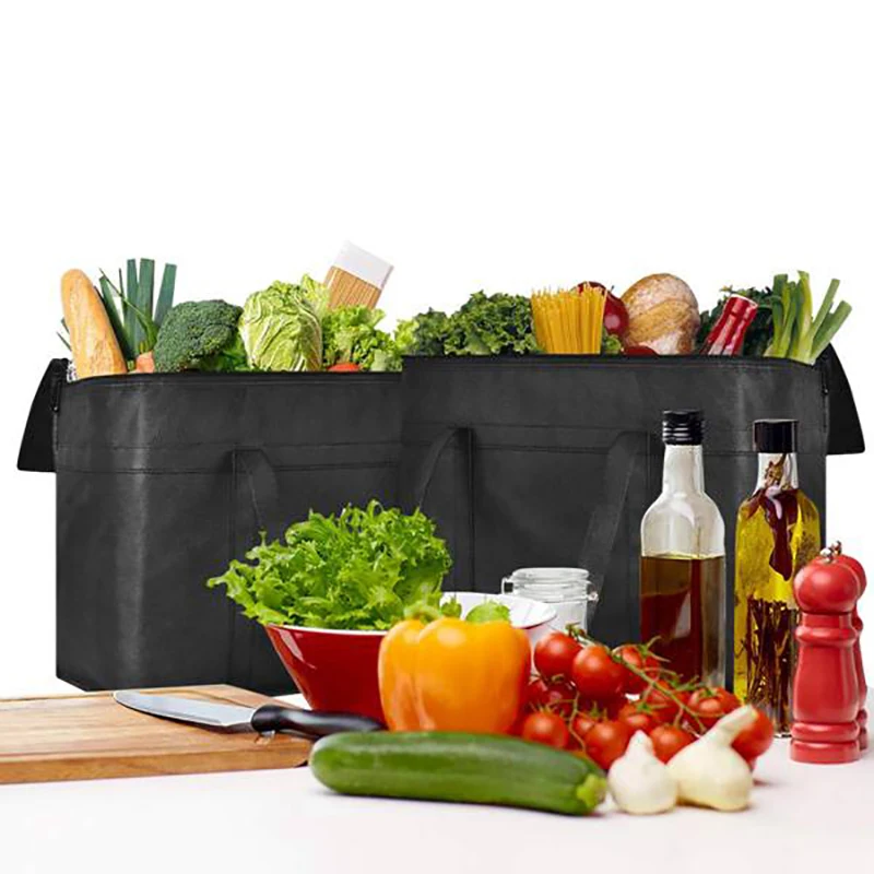 

Home Insulated Reusable Grocery Bags,Foldable,Washable,Heavy Duty,Stands Upright,Completely Reinforced Bottom & Handles