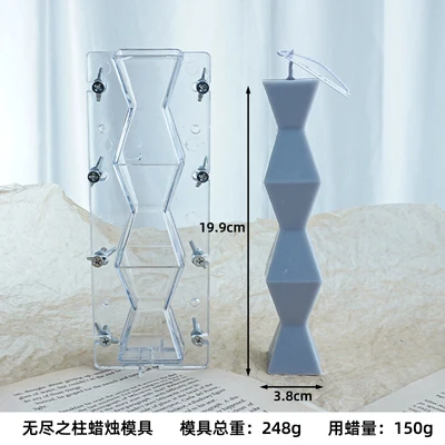 

Speical Shaped Strip Candle Mould Creative Geometry European Simple Candle Molds Home Decoration Candle Moulds Candle Make Molds