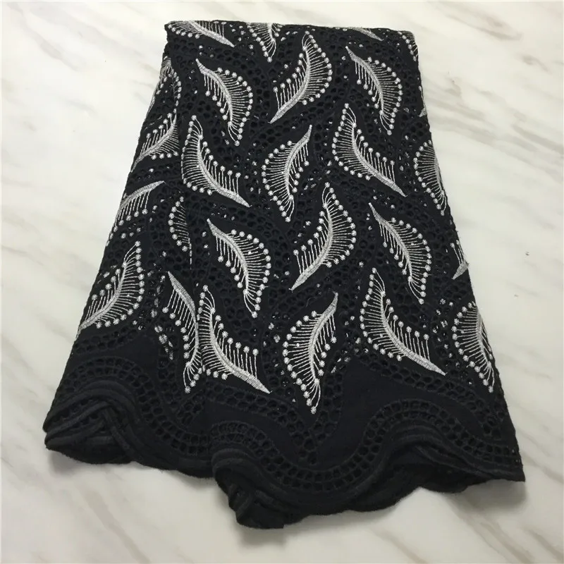 Дешевая кружевная ткань высокого качества из 100% хлопка швейцарская вуаль