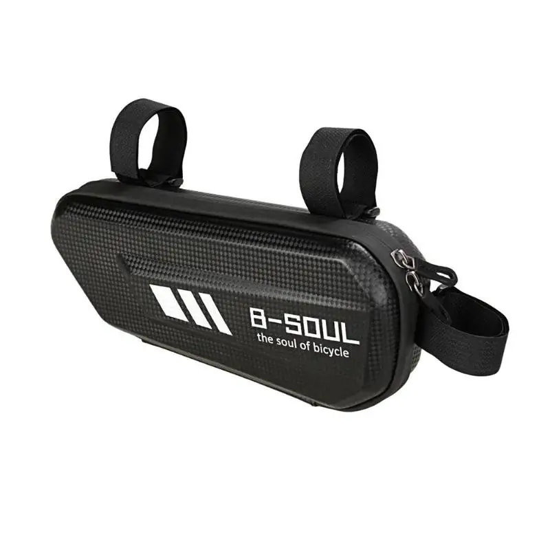 Велосипедная треугольная сумка износостойкая B-SOUL водонепроницаемая с жестким
