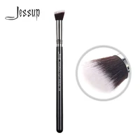 jessup black silver contour brush makeup for face soft fibre accuracy flat angled blending powder 088