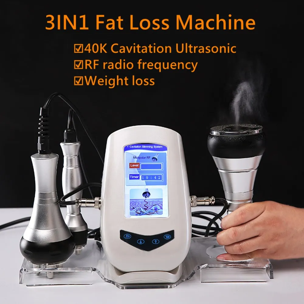 

40K кавитация ультразвуковая машина для похудения красоты RF Радиочастотное омоложение подтяжка кожи против морщин