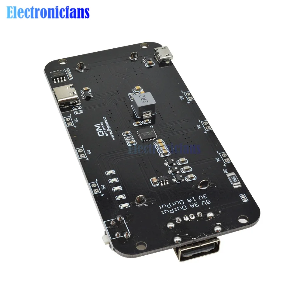 Двойная 18650 литиевая Защита аккумулятора V8 V3 5V 3A Micro USB Type A зарядка для Raspberry Pi ESP8266