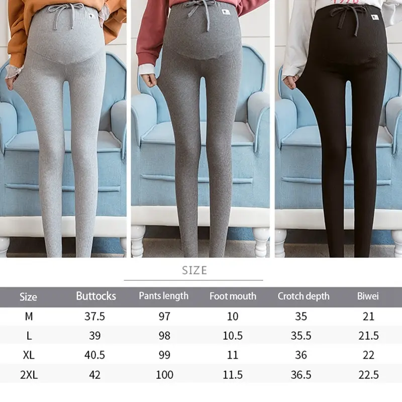 

Maternity Pants Soft Slim Adjustable Waist Pregnant Trousers Women Leggings Pregnancy Leggings Clothes Pants Ropa Mujer