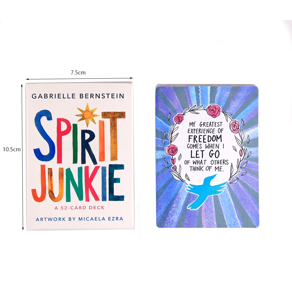 Spirit Junkie Tarot Cards Deck Divination Card Game With PDF Guidebook Board For Adult Party High Quality | Спорт и развлечения