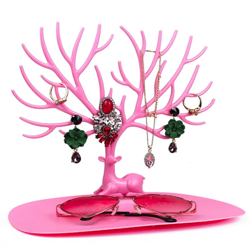 

Tree Antlers Jewelry Jewelry Rack Deer Jewelry Rack Hanger Bracelet Earrings Pendant Jewelry Storage Rack--Pink