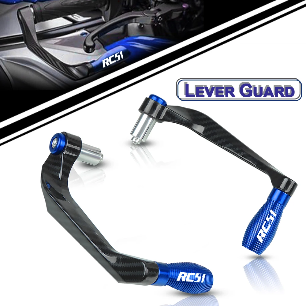 

For Honda RC51 R C51 RVT1000 Motorcycle 7/8" 22mm Handlebar Grips Guard Brake Clutch Levers Guard Protector Universal Accessorie