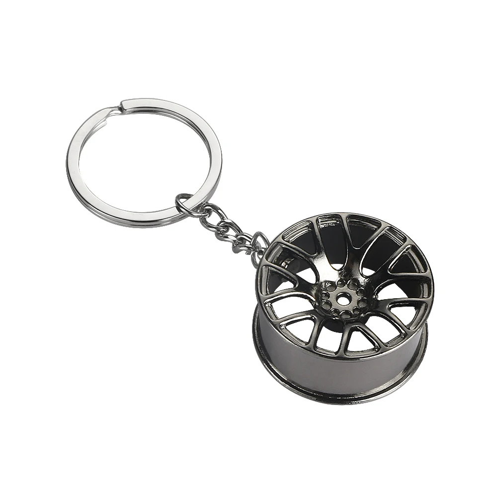 Fashion Wheel Rim Hub Tuning Keychain Keyring Pendent Car Truck Accessories Key Chain Ring Toy Modle Gift | Автомобили и