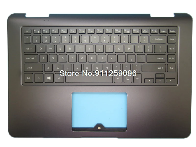 Laptop PalmRest&keyboard For Samsung NP750QUB 750QUB English US BA98-01883A Upper Case Cover NO Touchpad New
