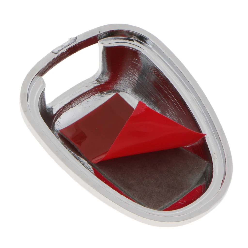 

4 шт. Омыватель лобового стекла автомобилей распылитель воды Форсунка крышка наклейка хромированная отделка Легкая установка для Peugeot 2008