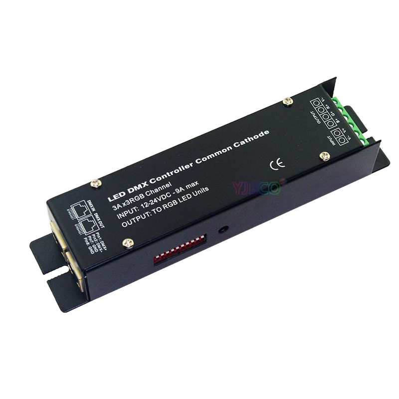 DC12-24V 8 групп 24 канала dmx512 декодер Высокая частота 3CH DMX512 led RGB пульт дистанционного