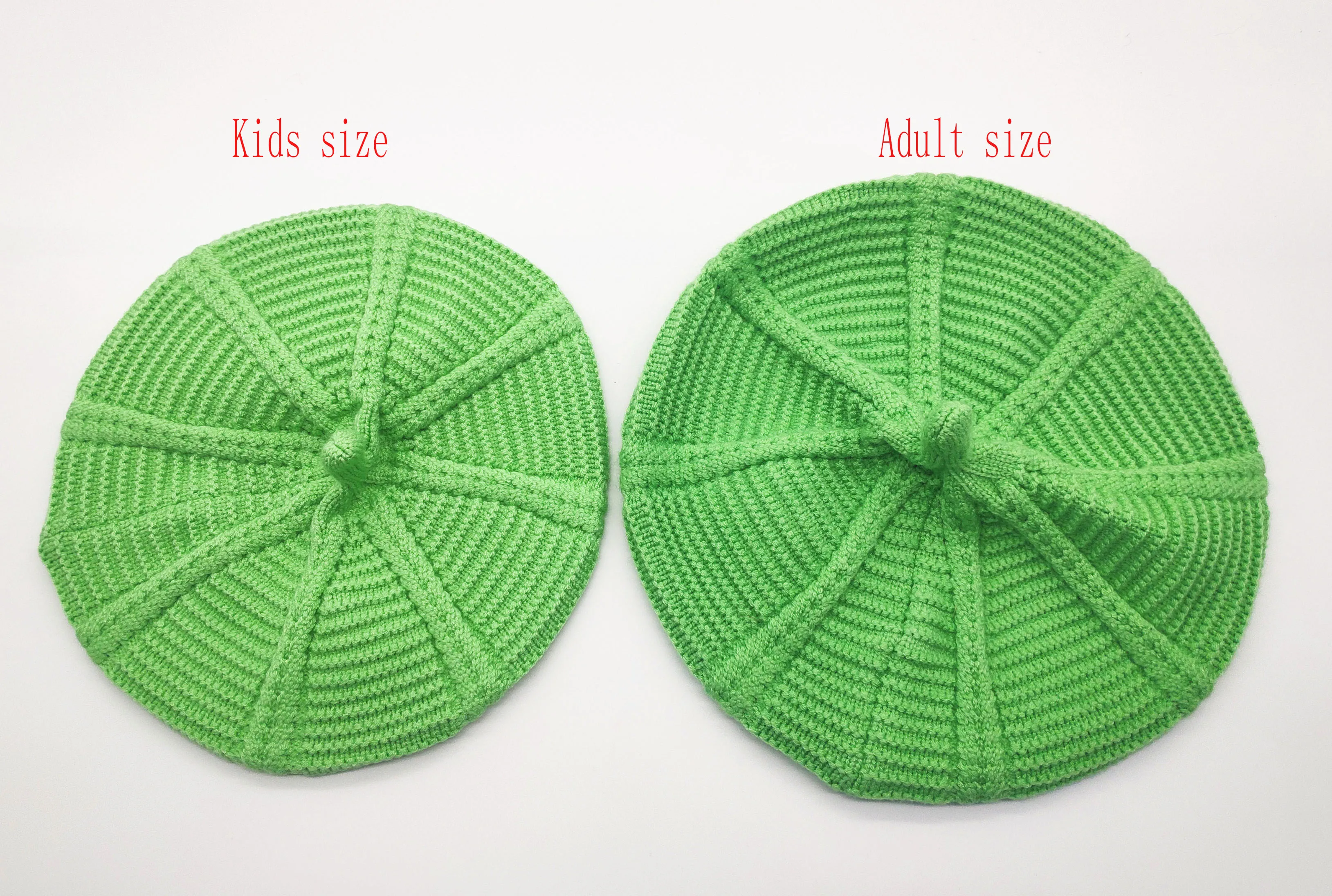 Новая мода для женщин и детей зимний теплый вязаный берет шапка повседневная