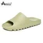 Шлепанцы для мужчин и женщин, сланцы для пляжа, однотонные, Нескользящие, повседневная обувь для дома, модель 2021 туфли на платформе,мужские шлепки мужские пляжные шлёпки