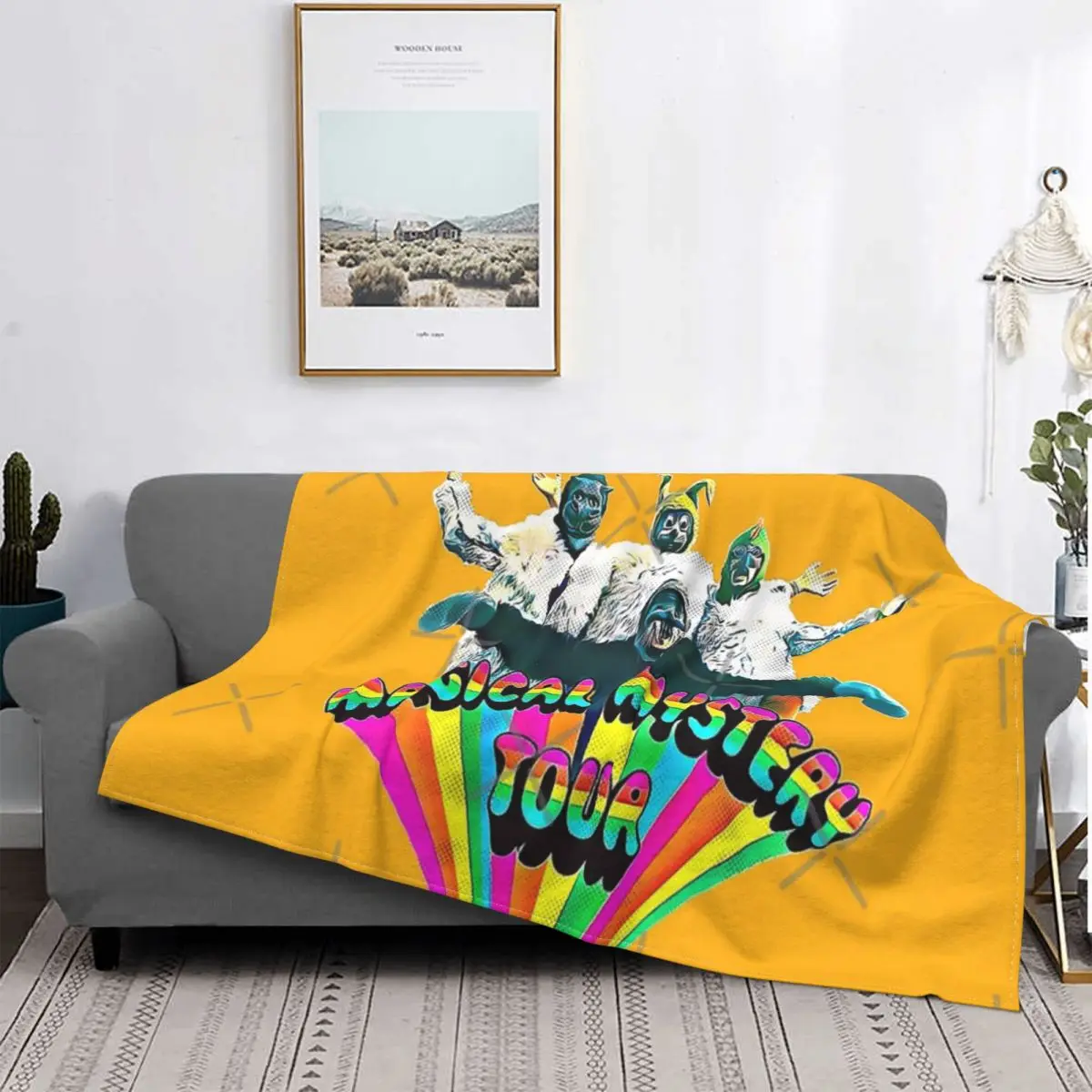 

Волшебный таинственный тур-Manta a cuadros para cama, manta Kawaii, роскошный Текстиль для дома